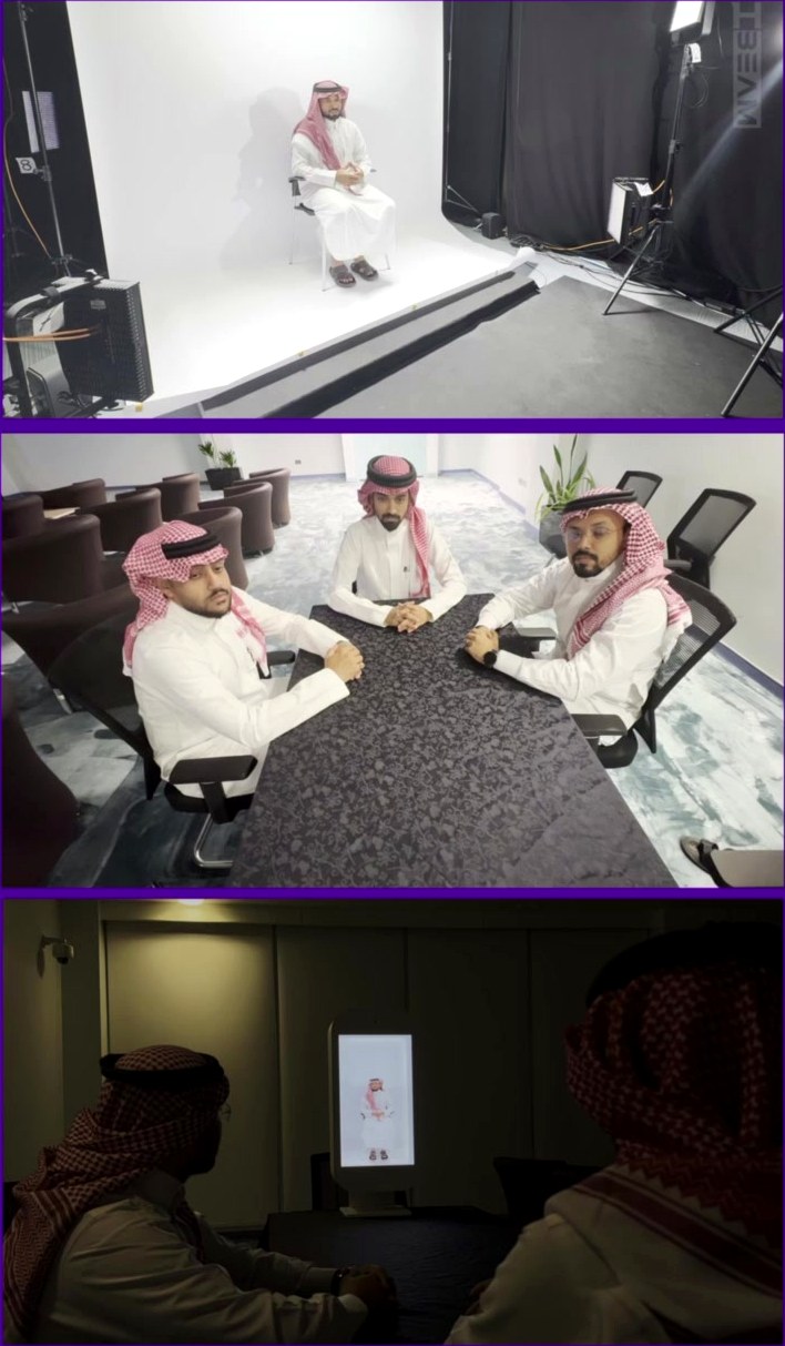 تجهيز تجربة Hbeam قبل الفعالية